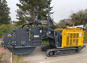 Location de trancheuse de chantier en France